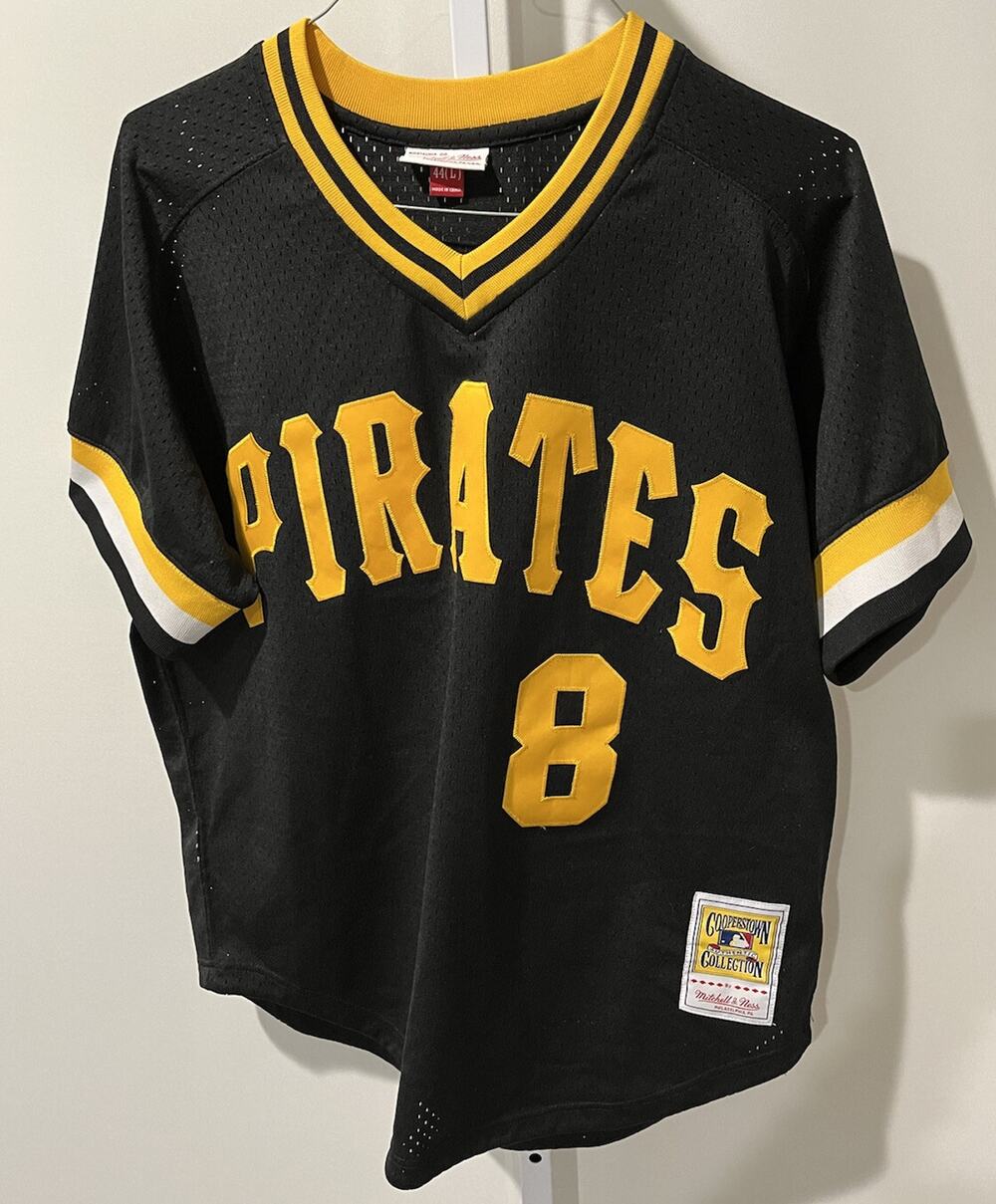 Willie Stargell Pittsburgh Pirates MLB Authentic Mitchell & Ness BP Jersey! 44-L